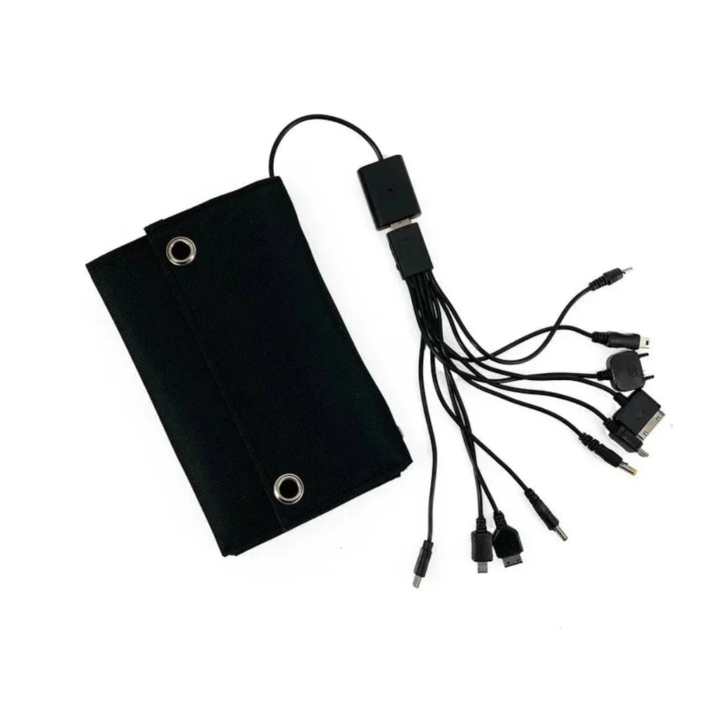 Portable Solar Panel with USB Charging – Ultimate Adventure Companion by Forest Bound Gear