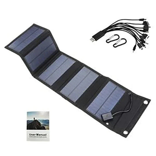 Portable Solar Panel with USB Charging – Ultimate Adventure Companion by Forest Bound Gear