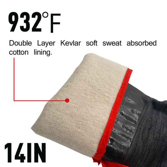 Heat-Resistant Neoprene Grill Gloves