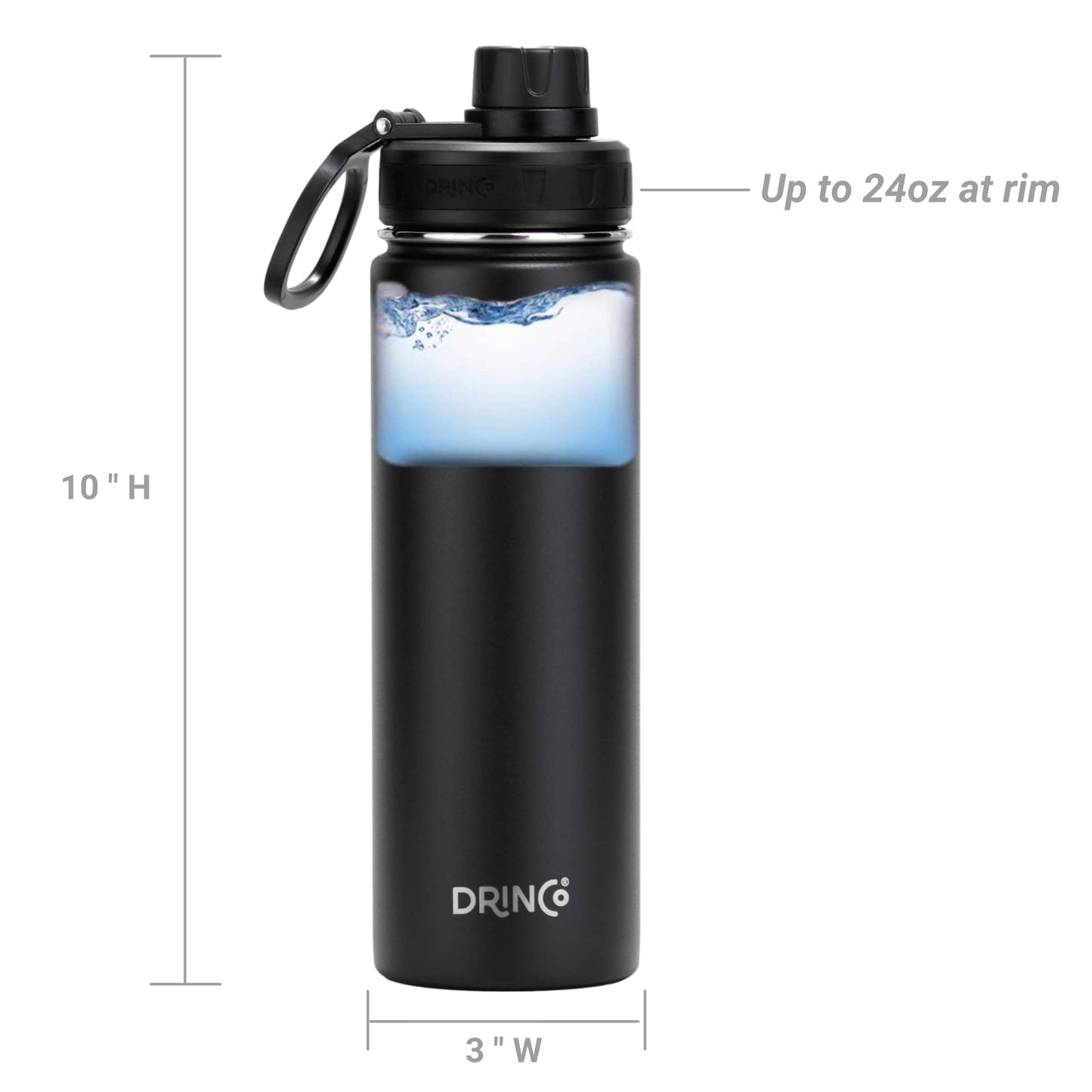 Stainless Steel Sport Water Bottle – Insulated & Stylish by Forest Bound Gear