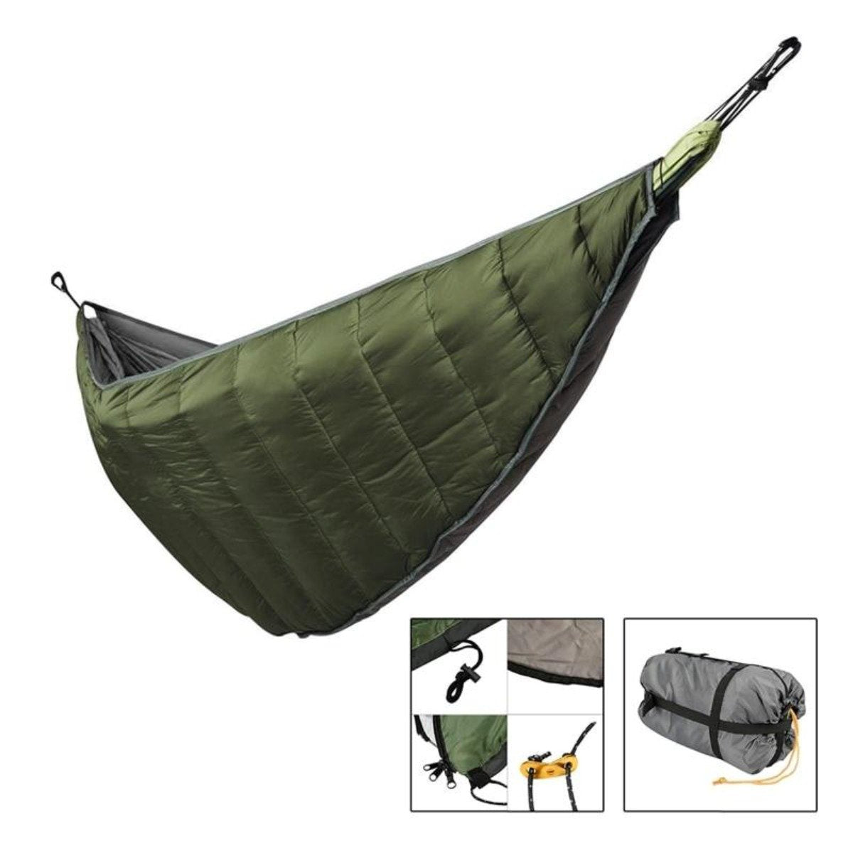 Durable Waterproof Nylon Outdoor Camping Hammock Underquilt – Unmatched Comfort by Forest Bound Gear